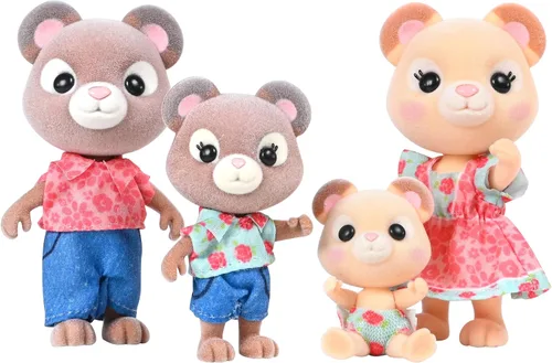 Vista 11 de Honey Bee Acres The Cheddars Mouse Family - 4 mini muñecas de ratón - A partir de 3 años