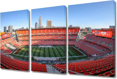 Vista 153 de Lincoln - Lienzo decorativo para pared, diseño de campo financiero de Filadelfia, paisaje de estadio de fútbol de Filadelfia, decoración de pared