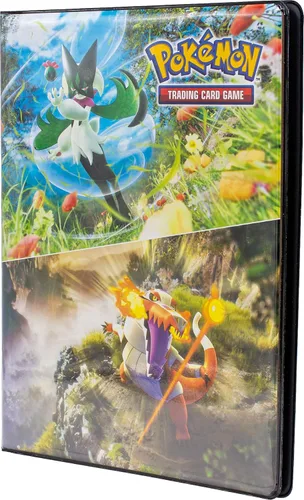 Vista 2 de Cartera de 9 bolsillos Scarlet & Violet Skeledirge, Meowscarada y Quaquaval para Pokémon