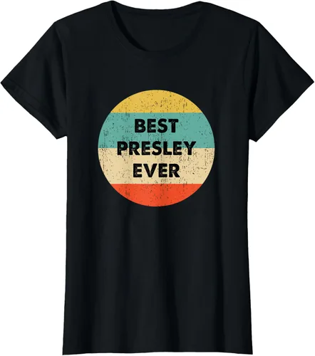 Vista 48 de Camiseta Presley Name, Negro, S