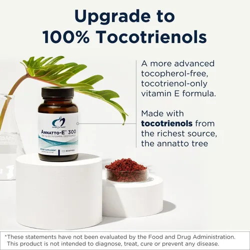 Vista 2 de Designs for Health Annatto-E 150mg Tocotrienoles - Suplemento complejo de vitamina E DeltaGold con tocotrienoles Delta + Gamma - Cardiovascular