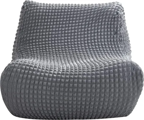 Vista 12 de TOPCHANCES Funda para silla Fireside, funda elástica para tumbona sin brazos, para sofá y muebles, protector de puf con parte inferior elástica