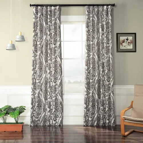 Vista 10 de HPD Half Price Drapes Cortinas impresas que oscurecen la habitación para dormitorio, sala de estar 50 X 63 pulgadas (1 panel), BOCH-KC16072-63, Tea