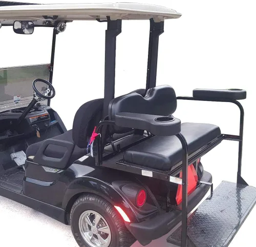 Vista 6 de PIT66 Kit de reposabrazos para asiento trasero de carrito de golf con portavasos, compatible con accesorios EZGO/Club Car/Yamaha/carrito de golf,