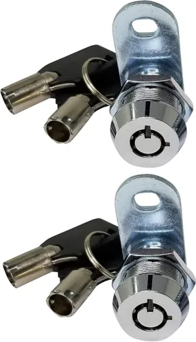Vista 7 de Cerradura de leva tubular con llaves extraíbles.