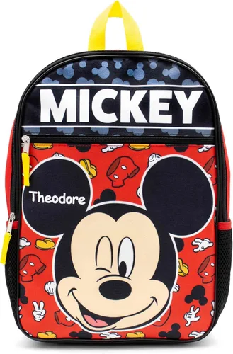 Vista 2 de DIBSIES Mochila personalizada de personajes con licencia - 16 pulgadas, Hooray Mickey, Mochila