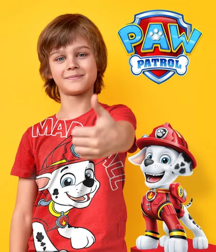 Vista 3 de Camiseta gráfica de Paw Patrol (conjuntos) Marshall Chase Rubble Rocky Skye Everest Zuma Outfit Tee para niños pequeños de cumpleaños a niños
