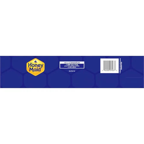 Vista 21 de HONEY MAID Graham Crackers, aperitivos para el almuerzo, tamaño de fiesta, 28.8 onzas 0.28 oz de grano entero por porción de 1.06 oz, hecho