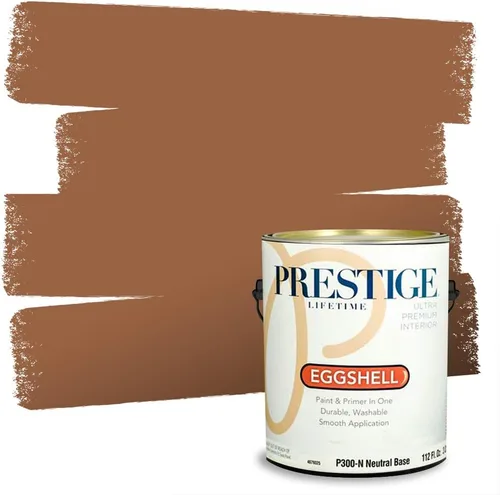 Vista 213 de PRESTIGE Pintura exterior e imprimación en uno, bronceado Aberdeen, plano, 1 galón