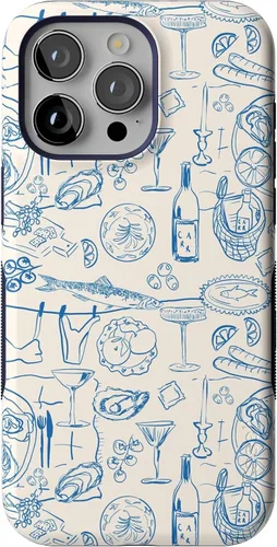 Vista 70 de Funda Casely para iPhone 15 Pro Max Todas las sonrisas Adhesivo de cara sonriente Compatible con MagSafe Diseño protector audaz