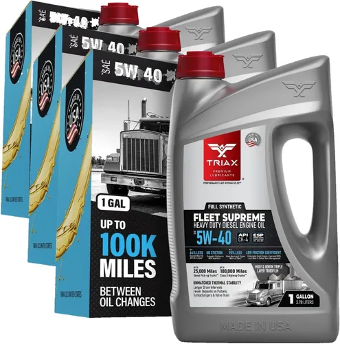 Vista 12 de Triax Floet Supreme ESP 5W-40 Ultimate Full Sintético - Fricción modificada - API CK-4 Aceite de motor diésel de alta resistencia con Moly