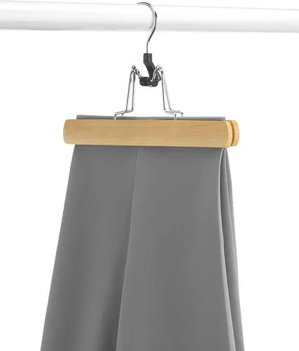 Vista 2 de Whitmor Juego de 5 perchas de madera natural GRADE A