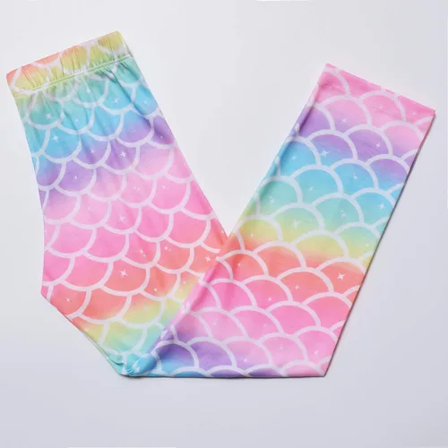 Vista 4 de QPANCY Conjunto de pijamas a juego para niñas y muñecas, pijamas de manga larga para otoño e invierno