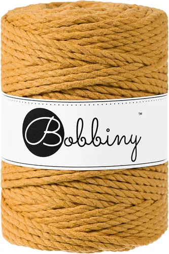 Vista 19 de Bobbiny Cordón de macramé XXL de 0.197 in y 3 capas (aguamarina), 108 yds/330 pies (100% algodón reciclado)