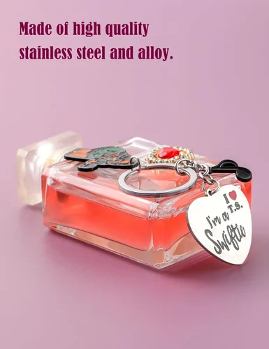 Vista 3 de Covanlumci Llavero Taylor Merch I'm a Switie Regalos, plateado