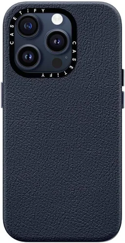 Vista 3 de CASETiFY Funda Pebbled para iPhone 15 Pro [texturizada/protección contra caídas de 4.9 pies/compatible con Magsafe] - Greige