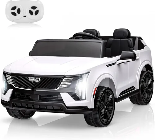 Vista 10 de Firstness Cadillac Escalade IQ Ride on Car de 2 plazas, color negro