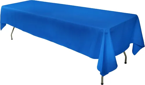 Vista 35 de GEFEII Servilletas de tela de poliéster sólido de 18 x 18 pulgadas para cocina, mantel rectangular cuadrado redondo para bodas, fiestas