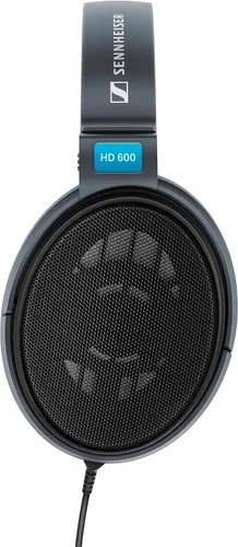 Vista 7 de Audífonos profesionales abiertos Sennheiser HD 600, Negro