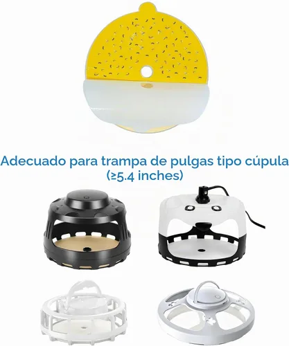 Vista 2 de Dichroma Paquete de 24 discos de repuesto para trampa de pulgas de 5.4