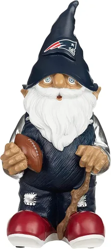 Vista 32 de NFL Resin 11.5" Team Logo Outdoor Garden Statue Gnome