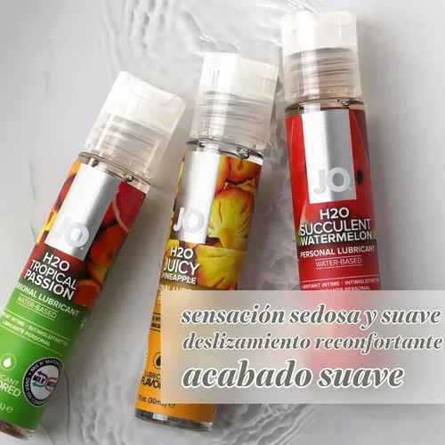 Vista 3 de System JO H2o Lubricante con sabor a piña jugosa a base de agua: tamaño 4 onzas