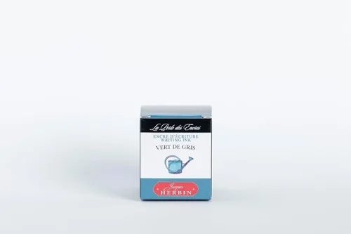 Vista 4 de Tinta para pluma estilográfica Herbin - Botella de 30 ml - Bleu Azur