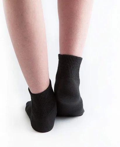 Vista 3 de Doc Ortho Calcetines de algodón para diabéticos de ajuste holgado para hombres y mujeres, 12 pares, 1/4 de tripulación