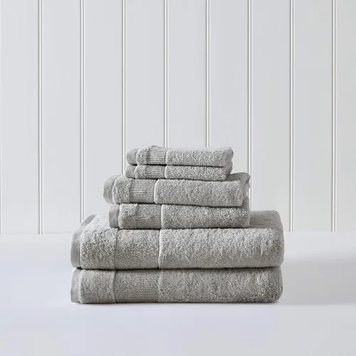 Vista 17 de Tommy Bahama - Toallas de baño, 100% algodón suave y absorbente, resistentes a la decoloración y a la decoloración, toallas de baño de peso medio