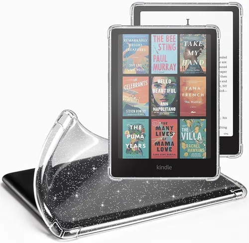Vista 10 de CoBak Funda transparente para Kindle Paperwhite completamente nuevo de 12ª generación 2024 (7") y Kindle Colorsoft Signature Edition (7"), cubierta