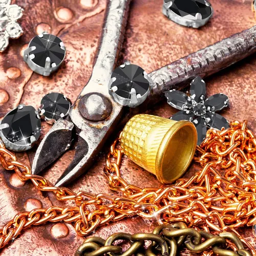 Vista 6 de WILLBOND 156 piezas de diamantes de imitación para coser con garra, diamantes de imitación de cristal con base plana, gemas con engaste de metal