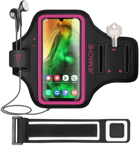 Vista 8 de Brazalete de running para Samsung Galaxy A57 A56 A55 A54 (negro)