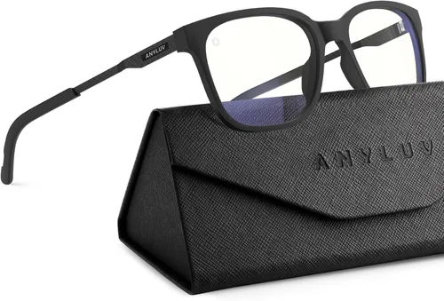 Vista 21 de ANYLUV Blue Light Glasses for Men, Lightweight Computer Gaming Glasses, Stylish Anti Eyestrain Blue Light Blocking Men