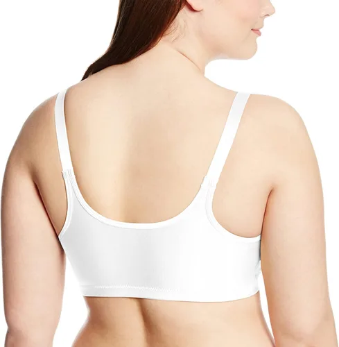 Vista 2 de Playtex Sujetador de cobertura completa para mujer 18 horas sensacionalmente elegante sin cables cierre frontal US4930