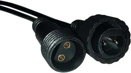 Vista 3 de Cable de extensión de 2 pines, cable de extensión de 9.8 pies con conectores macho y hembra (cable de 2 pines)
