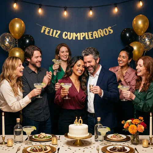 Vista 7 de Cartel de Feliz Cumpleaños con purpurina dorada preencordada, decoraciones de cumpleaños para hombres y mujeres, suministros para fiestas y regalos