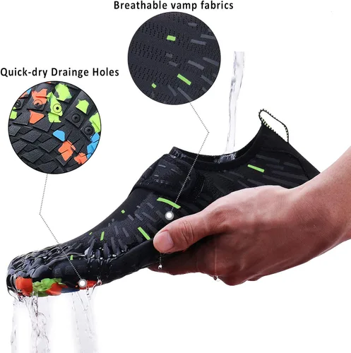Vista 3 de PENGCHENG Mens Womens Water Shoes Sports Quick Dry Barefoot Athletic for Swim Diving Surf Aqua Pool Beach Yoga