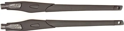 Vista 3 de Patillas de repuesto para Oakley Crosslink OX8027 OX8029 OX8030 OX8030 OX8031 Marco de gafas de vidrio negro mate (negro)