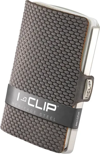 Vista 13 de I-CLIP Acero inoxidable con clip intercambiable - Cartera delgada - Cartera de cuero - Billetera premium - Tarjetero de acero inoxidable