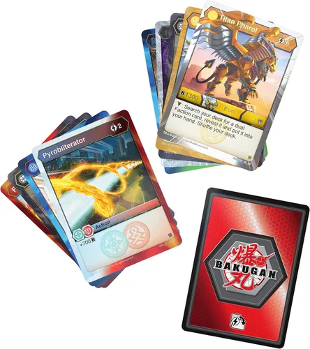 Vista 5 de Bakugan Pro, Armored Elite Booster Pack con 10 tarjetas coleccionables coleccionables, para edades de 6 años en adelante