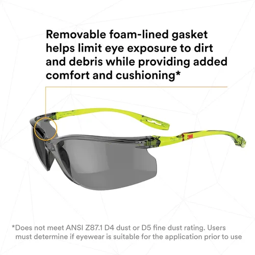 Vista 4 de 3M - Gafas de seguridad con revestimiento Scotchgard antivaho
