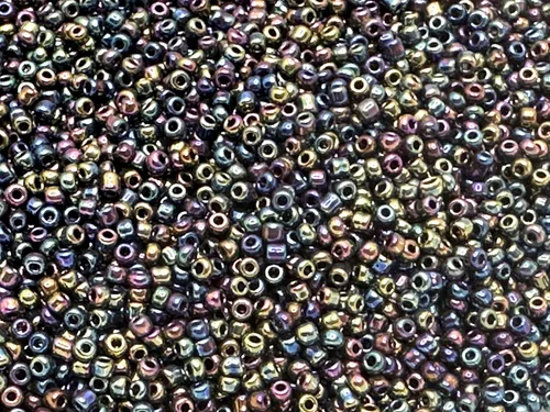 Vista 31 de Tamaño de las cuentas de semillas: 11/0 50 gr / 1.76 oz (ámbar plateado forrado)