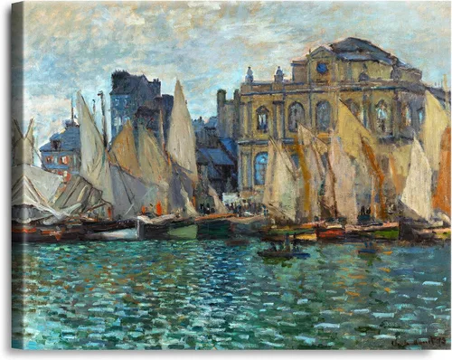 Vista 10 de A&T ARTWORK Antibes Seen from The Salis Gardens de Claude Monet Las Obras de Arte Clásico Mundial Reproducciones, Impresiones de Arte en Lienzo