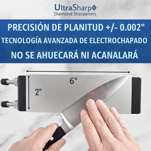 Vista 5 de Ultra Sharp II - Kit de piedra afiladora de diamantes, gruesa/media/extrafina
