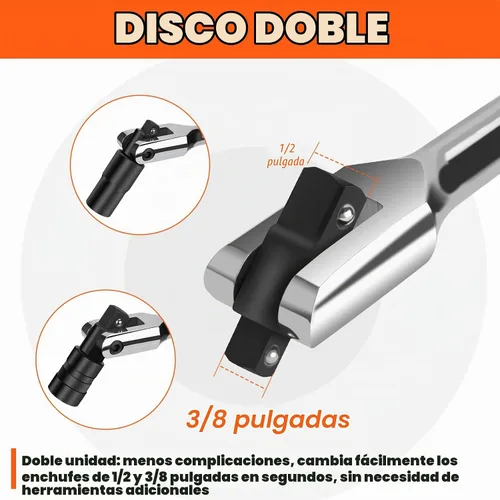 Vista 3 de Matework Barra disyuntora de 3/8" y 1/2" de doble unidad