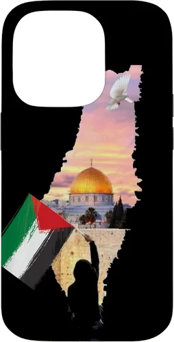 Vista 17 de Boy Hold Palestine Map Flag Jerusalem's City Palestinians Case for iPhone 17