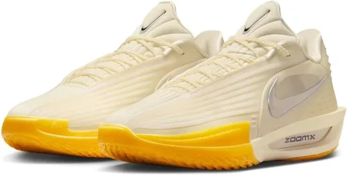 Vista 3 de Nike X Juju Watkins Air Zoom G.T. Cut 3 Turbo "Coconut Milk Chrome Yellow" II3704-100 - Talla de hombre 7 / Mujer Talla 8.5