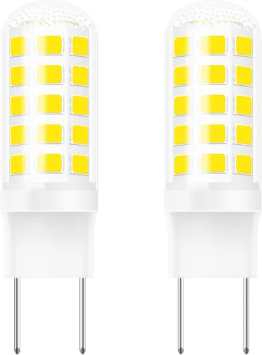 Vista 12 de Bombilla LED G8 de 3 W, WB25X10019 Bombilla halógena de 20 W de repuesto para luz de horno microondas GE, base bi-pin T4 JCD tipo G8, 120 voltios