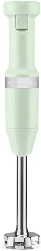 Vista 5 de KitchenAid Batidora de mano Ultra Power de 5 velocidades - KHM512, pistacho y batidora de mano con cable de velocidad variable KHBV53, pistacho