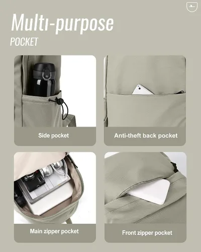 Vista 6 de Bolsas de viaje para mujer, bolso de mano de fin de semana para mujer, verde, W23